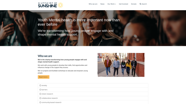 Screenshot of the Albos UK website