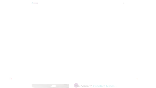 Screenshot of the Creative Minds Middlesbrough website