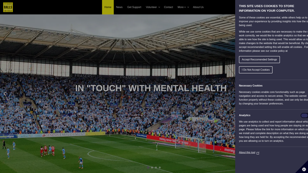 Screenshot of the Itbtt Foundation website