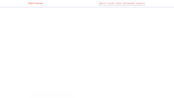 Screenshot of the St. Marys Indian Orthodox Church, Sunderland website