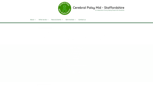 Screenshot of the Thrive Staffordshire website