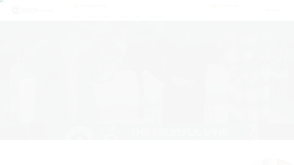 Screenshot of the Rccg The Fruitful Vine website