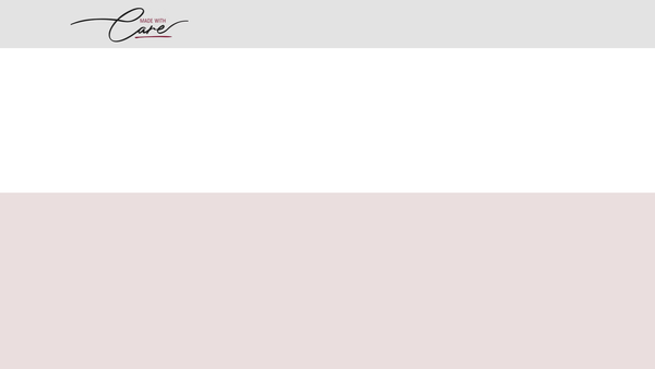 Screenshot of the Made With Care website