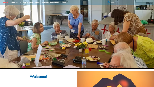 Screenshot of the Little Chalfont Area Dementia Support website