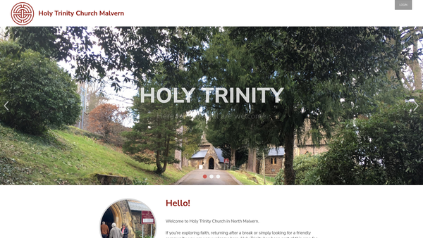 Screenshot of the The Joint Church Council Of The Ecclesiastical Benefice Of Holy Trinity Malvern And West Malvern website