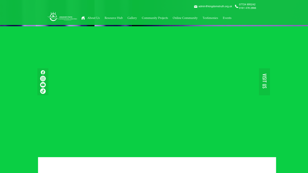 Screenshot of the Kingdom's Truth Global Agency website