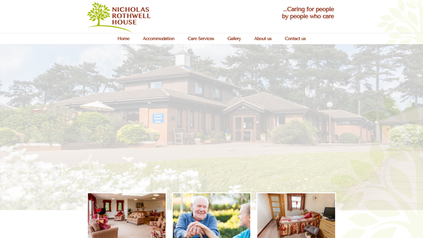 Screenshot of the St. Giles Charity Estates website