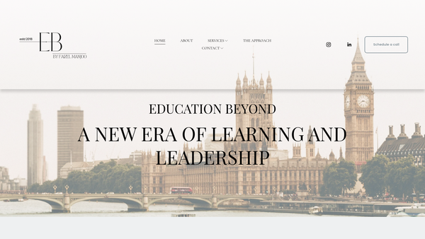 Screenshot of the Attuned website