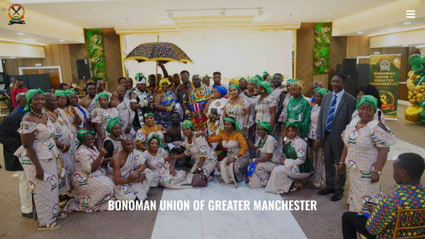Screenshot of the Bonoman Union Of Greater Manchester website