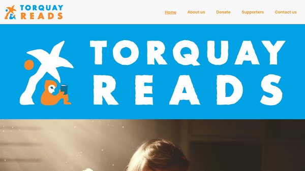 Screenshot of the Torquay Reads website
