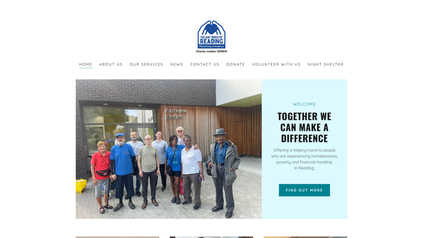 Screenshot of the The Way Ministry Reading website