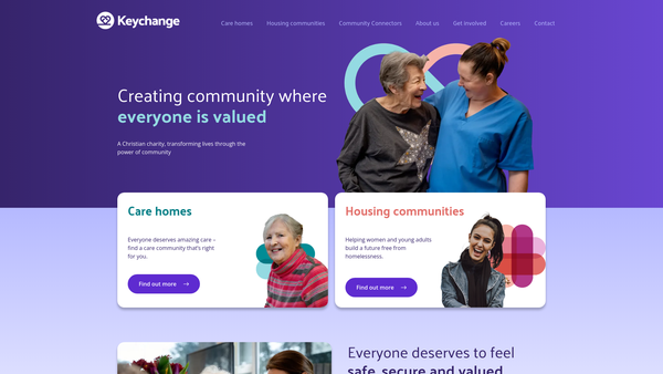 Screenshot of the Stumpwell Housing Association Limited website