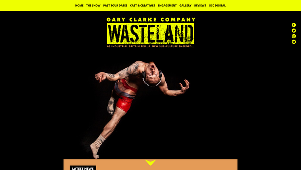 Screenshot of the Gary Clarke Company Ltd website