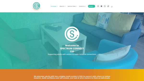 Screenshot of the Spectrum Connect CIO website