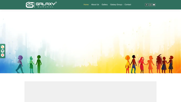 Screenshot of the Galaxy Foundation Ltd website