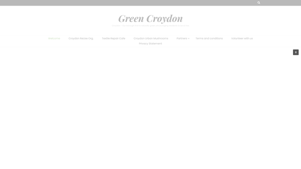 Screenshot of the Green Croydon Circular Economy website
