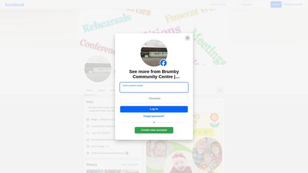 Screenshot of the Frodingham And Brumby Community Association website
