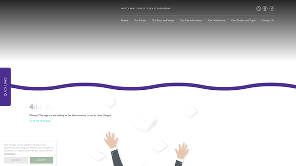 Screenshot of the Friends Of More Park website