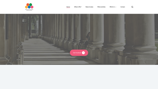 Screenshot of the Media And Information Literacy Alliance website