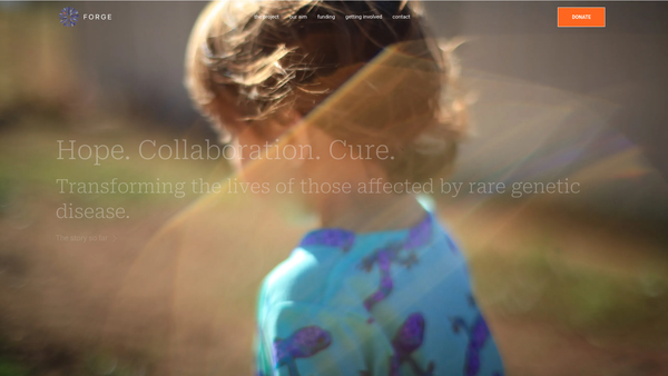Screenshot of the Foundation To Overcome Rare Genetic Errors website