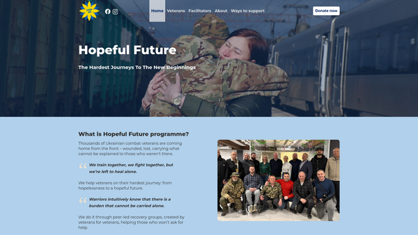 Screenshot of the Eden Aid Ltd website