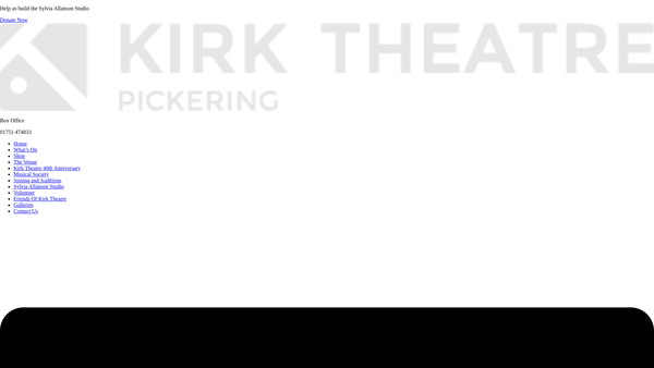 Screenshot of the The Friends Of Kirk Theatre website