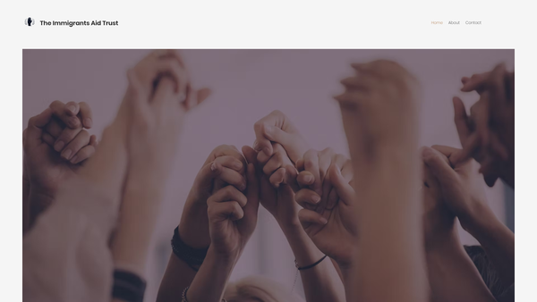 Screenshot of the The Immigrants' Aid Trust website