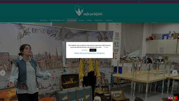 Screenshot of the Friends Of Apsol website