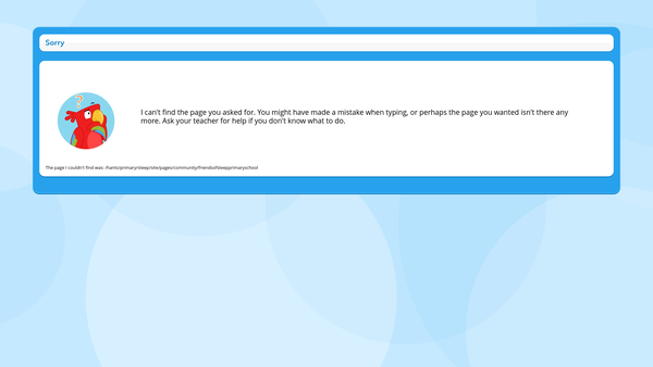 Screenshot of the Friends Of Steep School website
