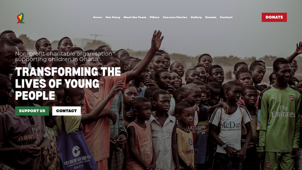 Screenshot of the Street To School website