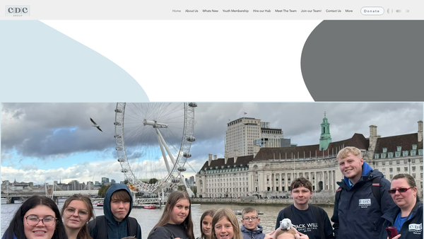 Screenshot of the Community Development Chesterfield website