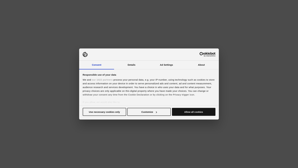 Screenshot of the Chichester Harbour Veterans Club website