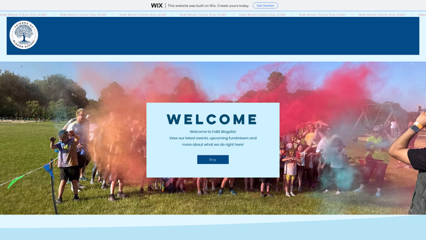 Screenshot of the Friends Of Bladon School website