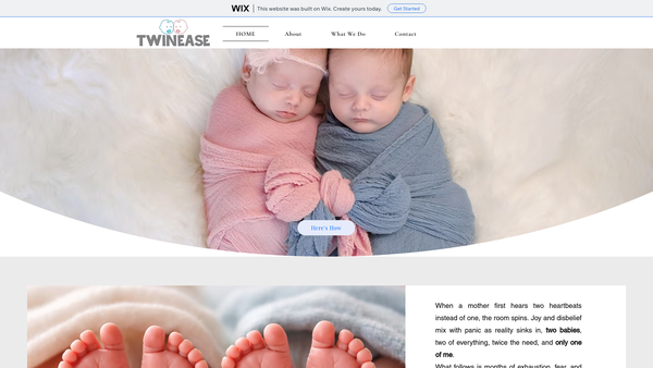 Screenshot of the Connected Community website