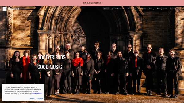 Screenshot of the Leodis Consort website