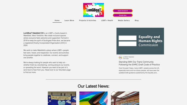 Screenshot of the Longboat Wakefield CIO website