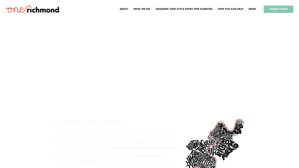 Screenshot of the Onerichmond website