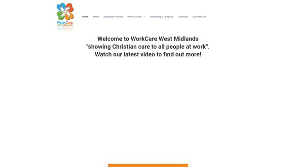 Screenshot of the Workcare West Midlands website