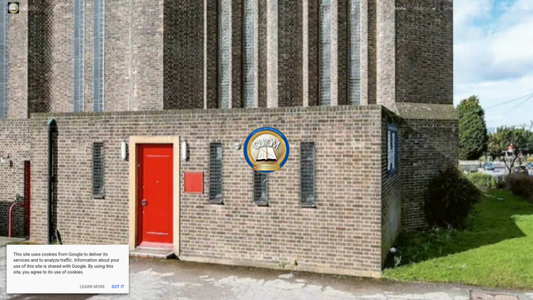Screenshot of the Christ Universal Impact Outreach Ministries website