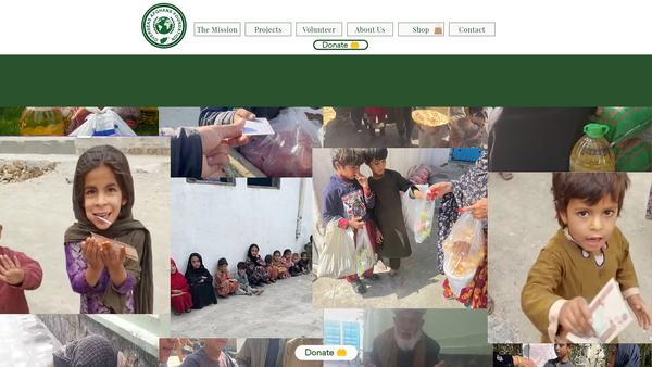 Screenshot of the Overseas Afghans Foundation website