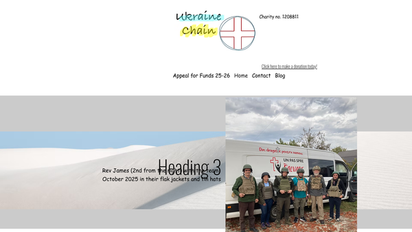Screenshot of the Ukraine Chain Limited website