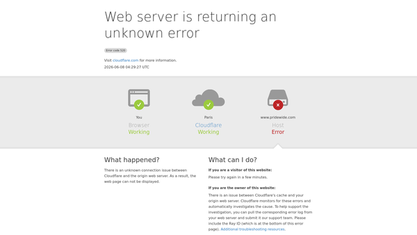 Screenshot of the Pride Wide Trust website