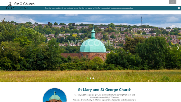 Screenshot of the The Parochial Church Council Of The Ecclesiastical Parish Of High Wycombe St Mary And St George website