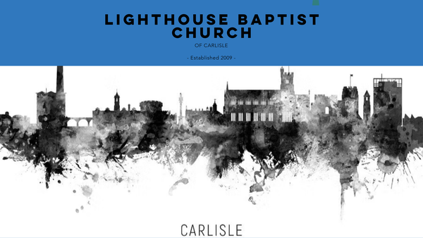 Screenshot of the Lighthouse Baptist Church Of Carlisle website