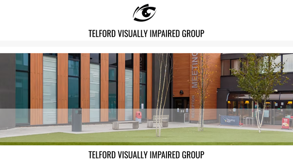 Screenshot of the Telford Visually Impaired Group website