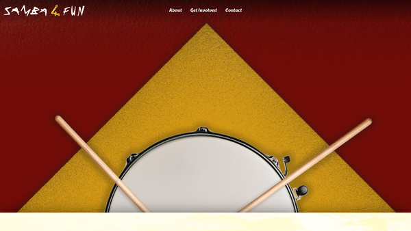 Screenshot of the Samba4fun website