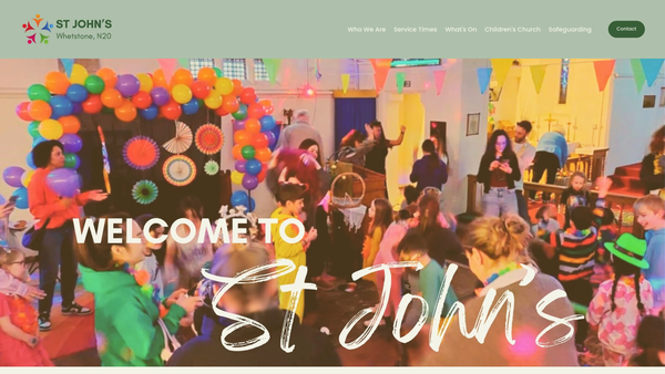 Screenshot of the The Parochial Church Council Of The Ecclesiastical Parish Of Whetstone In The Diocese Of London website