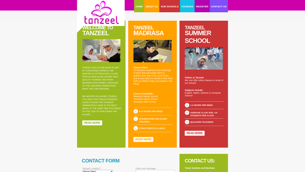 Screenshot of the Whitechapel Community Project website