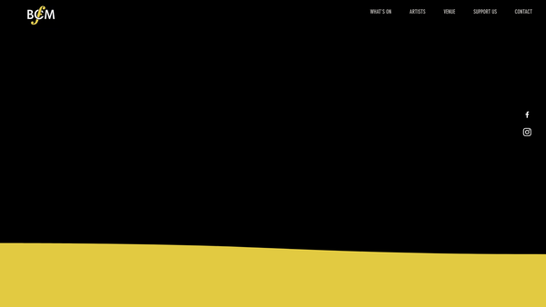 Screenshot of the Bcmf website