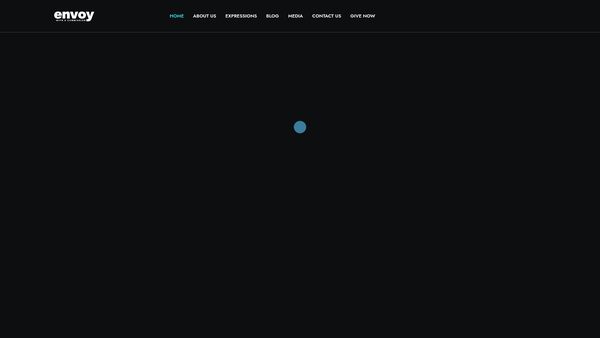Screenshot of the The Envoy Nation website